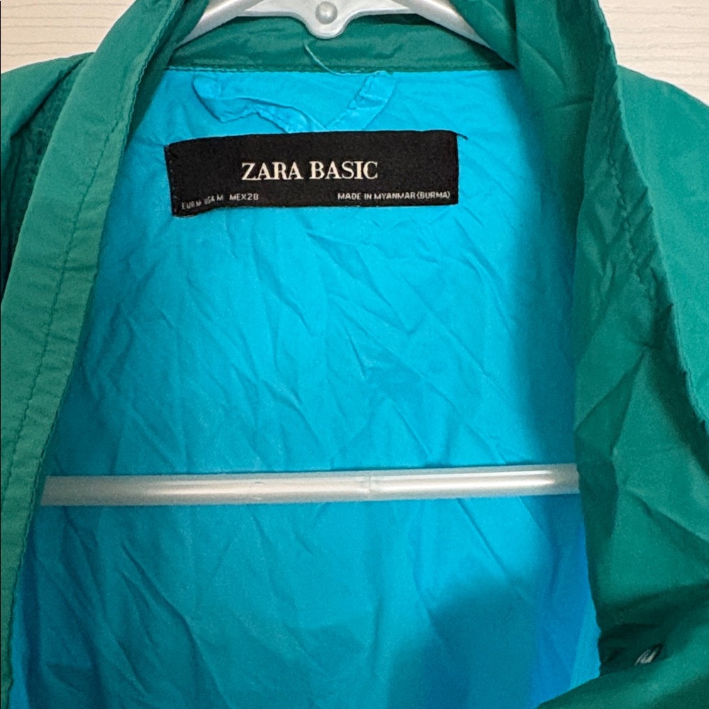 Zara Basic Teal And Blue Jacket - image 2